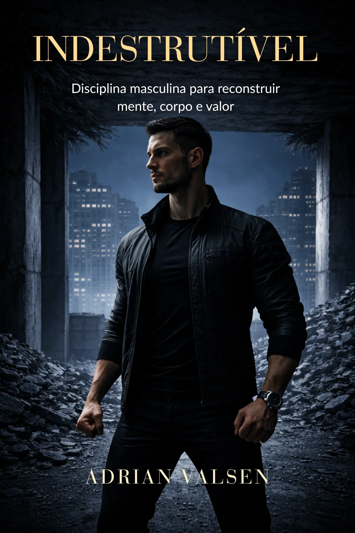 Capa do livro Indestrutível, de Adrian Valsen.